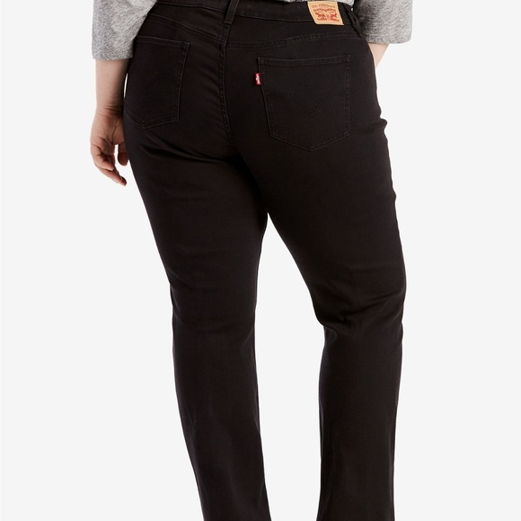 SOLD.  LEVI’S 512 Women’s Plus Size 22 Blk Jeans - Picture 7 of 8